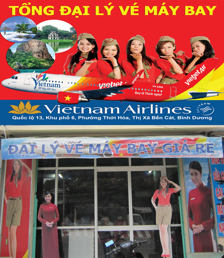 Phòng vé máy bay Việt Đức tại Bình Dương